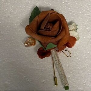💛Ling’s Moment Wedding 1 Corsage & Teardrop Pin for Weddings & Special Occasions